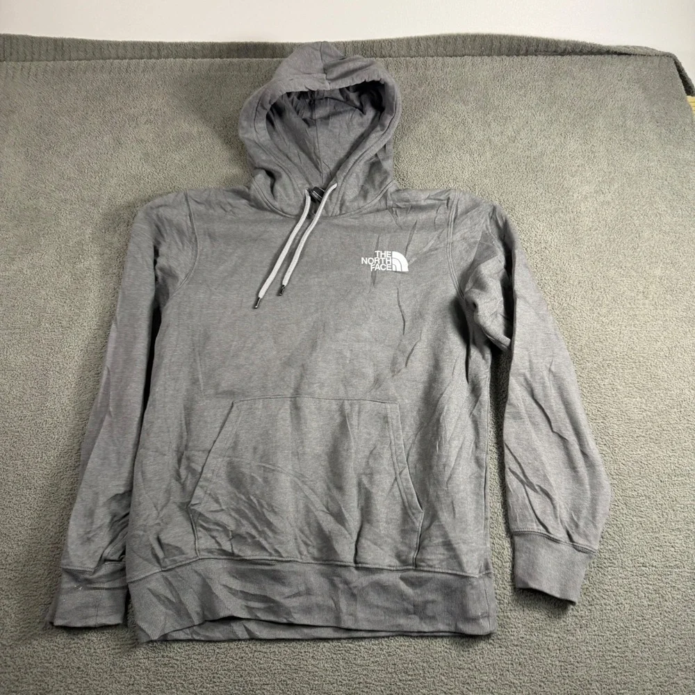 The North Face Mens Grey Camo Box Logo Pullover Hoodie Size Medium NF0A4M4B